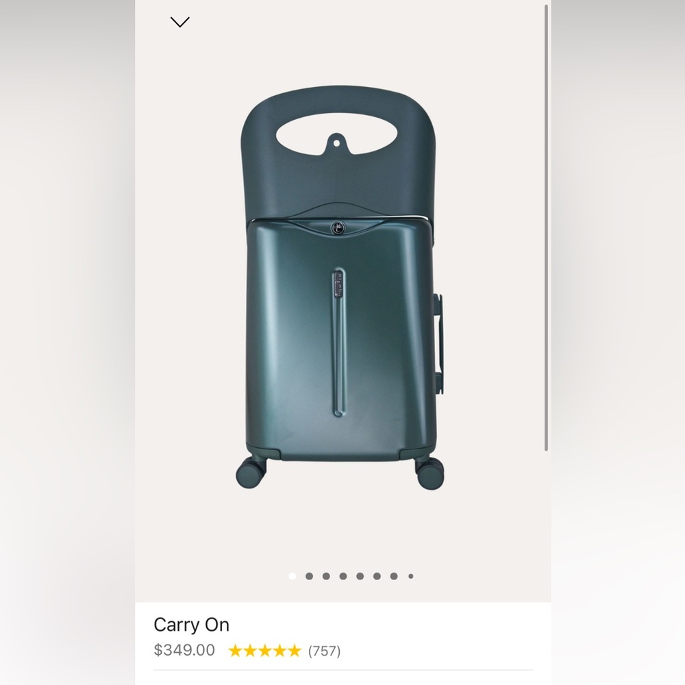 Miamily 18” Carry on luggage Forest green